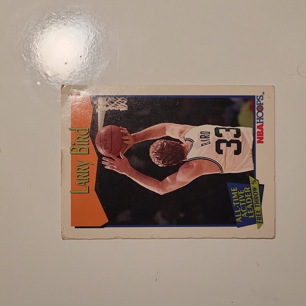 NBA Hoops Larry Bird All-Time Active Leader #532